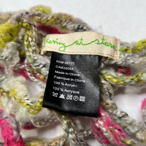 Staring at Stars Anthropologie Boho Winter Scarf EUC - Picture 6 of 10